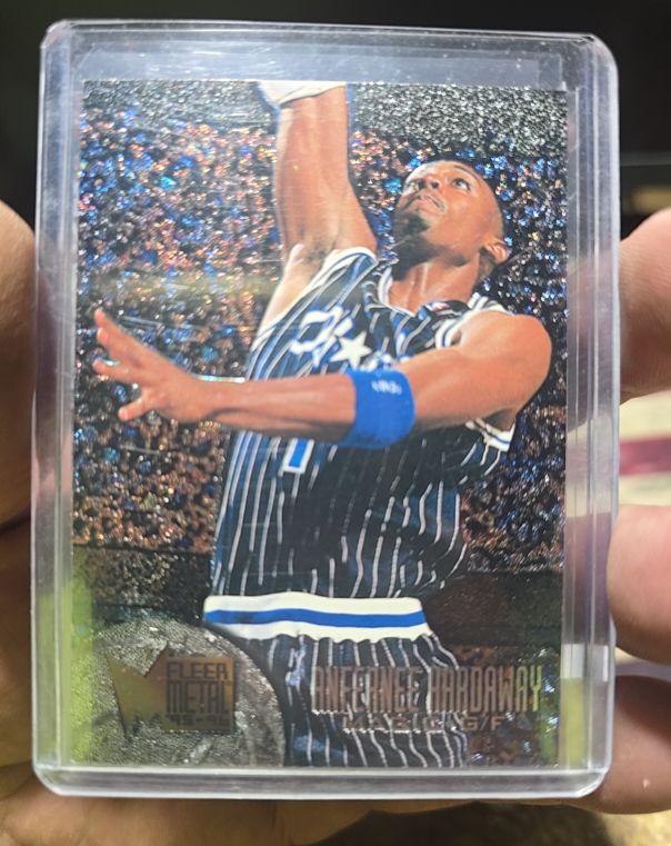 1995-96 Fleer Metal #77 Anfernee Hardaway — front