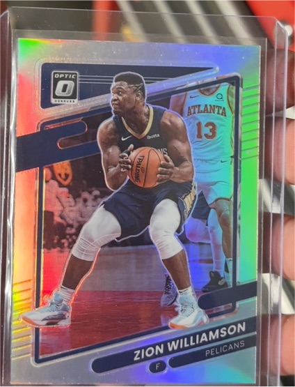 2021-22 Panini Donruss Optic #95 Zion Williamson — front