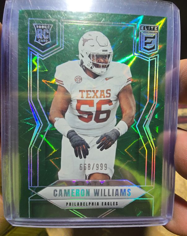 2025 Panini Donruss Elite #184 Cameron Williams — front