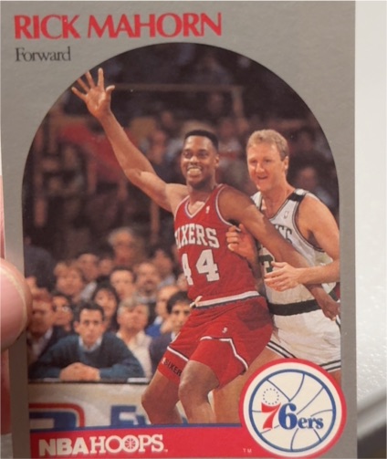 1990-91 NBA Hoops #230 Rick Mahorn — front