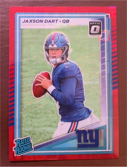 2025 Panini Donruss Optic #400 Jaxson Dart — front