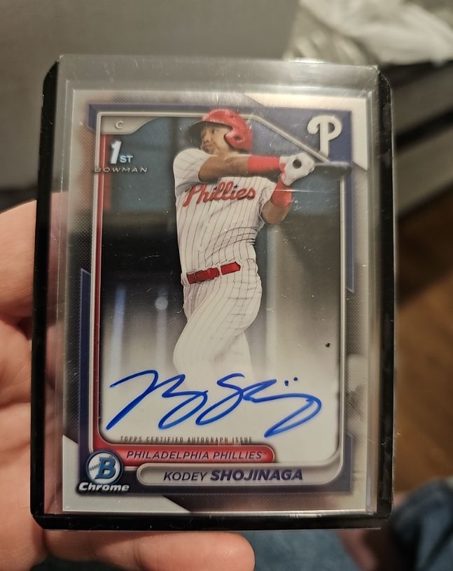 2024 Bowman Draft Chrome #CPA-KSH Kodey Shojinaga — front
