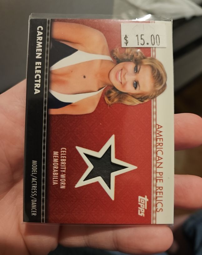 2011 Topps American Pie Relics #APR-20 Carmen Electra — front