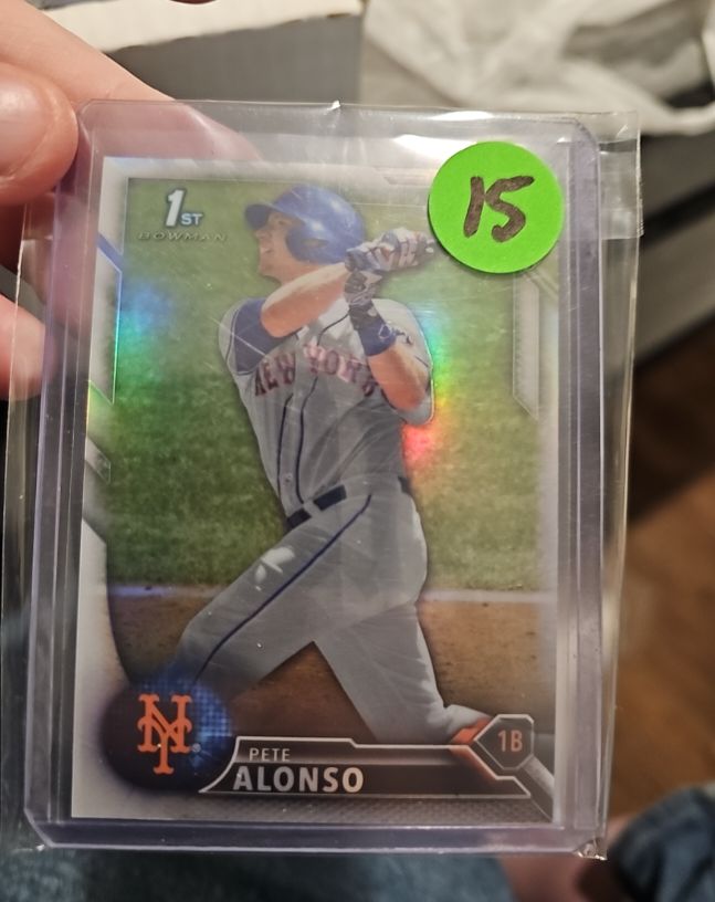 2016 Bowman Draft #BD92 Pete Alonso — front