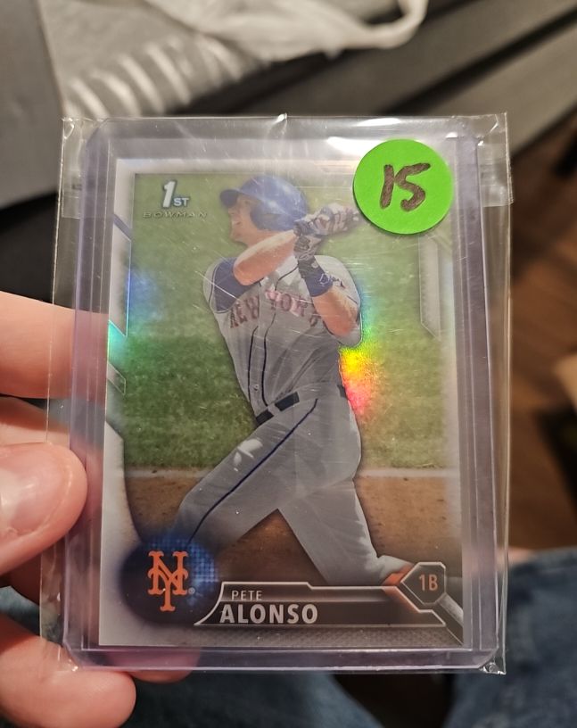 2016 Bowman Draft #BD92 Pete Alonso — front