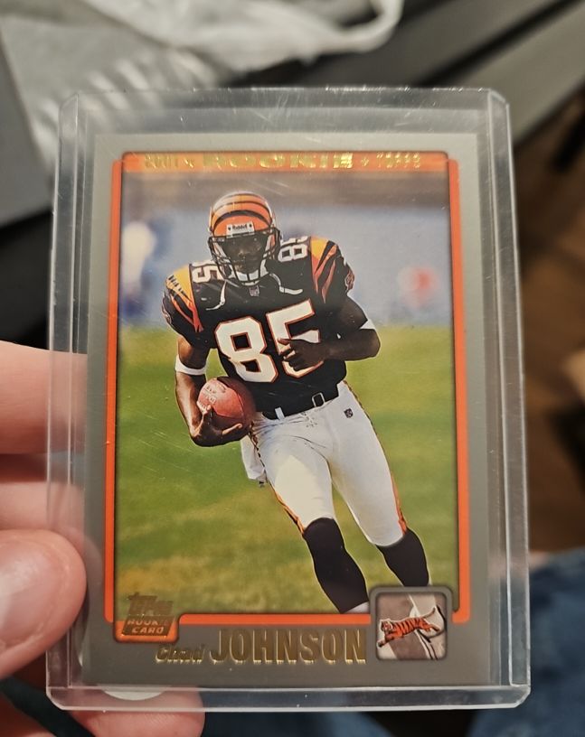 2001 Topps #340 Chad Johnson — front