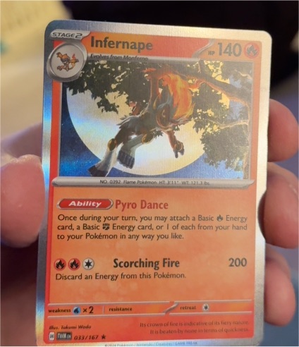 2024 Pokémon SV06: Twilight Masquerade #033 Infernape — front