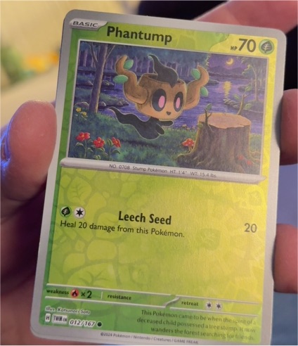 2024 Pokémon SV06: Twilight Masquerade #012 Phantump — front