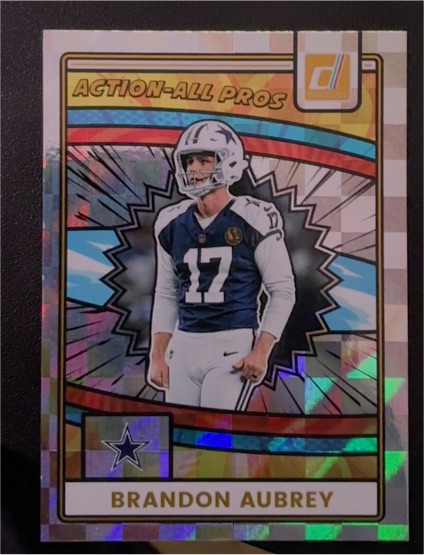 2025 Donruss #AAP-BAU Brandon Aubrey Action-All Pros — front