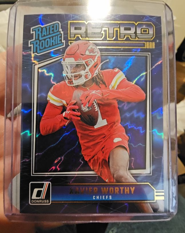 2024 Donruss Rated Rookie Retro #14 Xavier Worthy — front