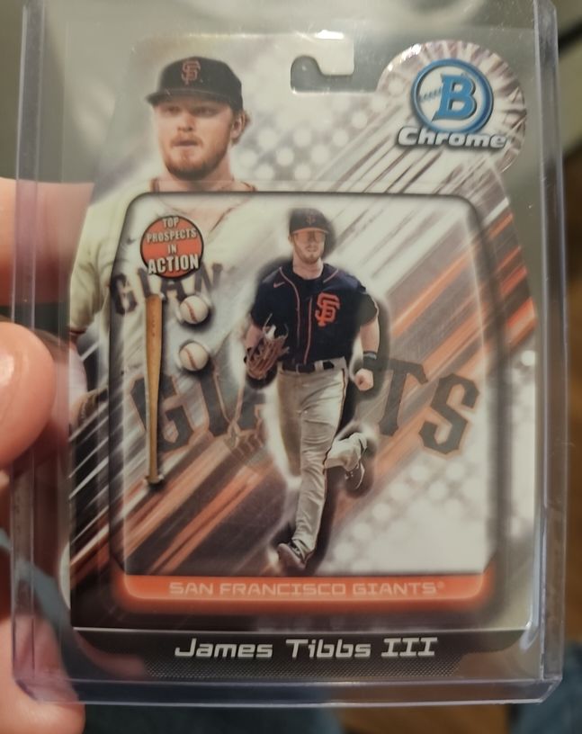 2024 Bowman Draft Chrome #BIA-11 James Tibbs III — front
