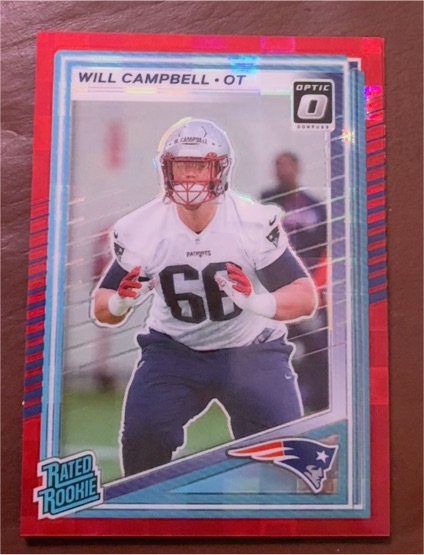 2025 Panini Donruss Optic #345 Will Campbell — front