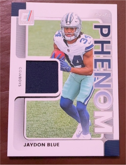 2025 Panini Donruss #RPJ-JBE Jaydon Blue Rookie Phenom Patch — front