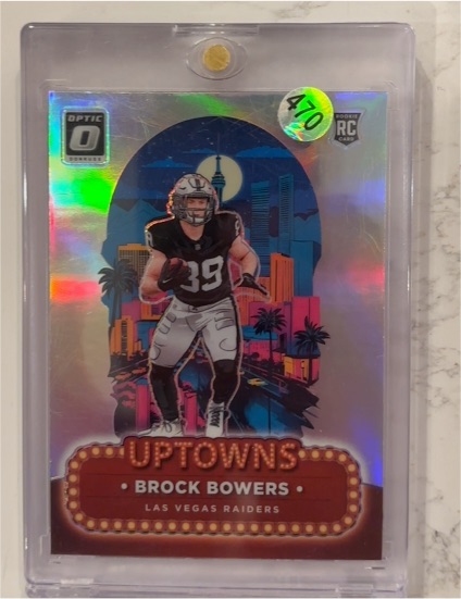 2024 Panini Donruss Optic #8 Brock Bowers Uptowns Rookie — front