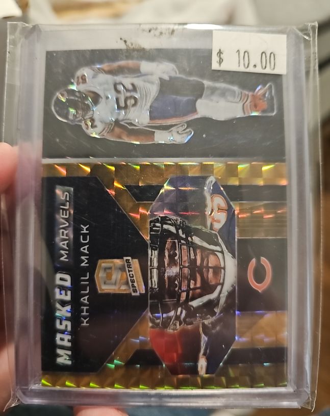 2019 Panini Spectra Masked Marvels #MM-KM Khalil Mack — front