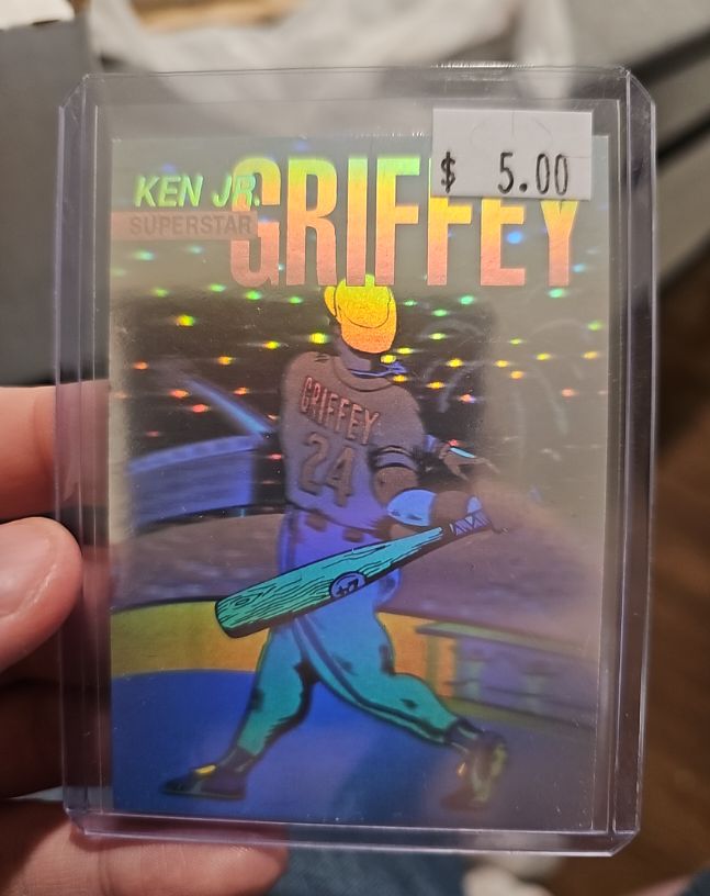 1992 Arena Holograms #5 Ken Griffey Jr. Superstar — front