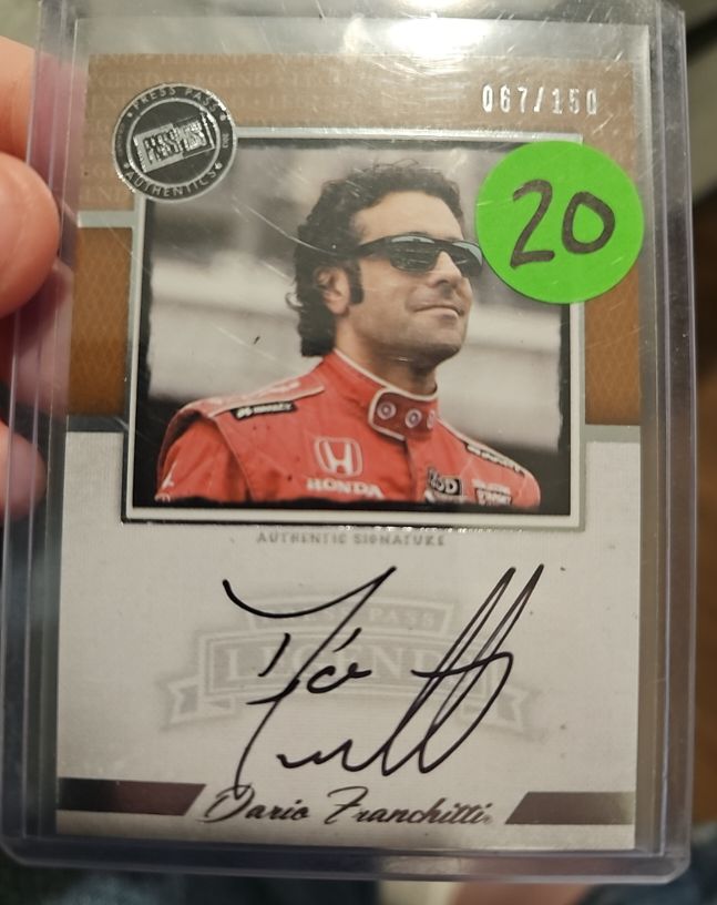 2013 Press Pass Legends #d/150 Dario Franchitti — front