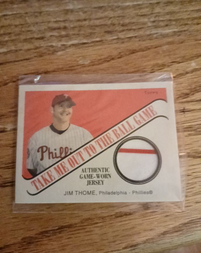 2004 Topps Cracker Jack Take Me Out to the Ball Game #TB-JT Jim Thome — front