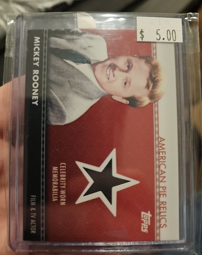 2011 Topps American Pie Relics #APR-1 Mickey Rooney — front