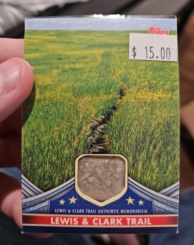 Topps Lewis & Clark Trail Authentic Memorabilia — front