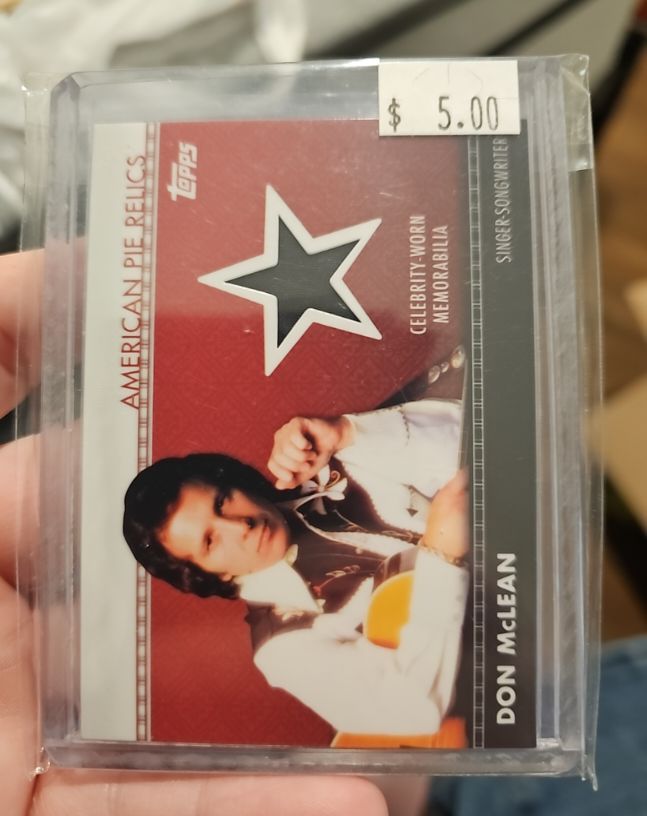 2011 Topps American Pie Relics #APR-29 Don McLean — front