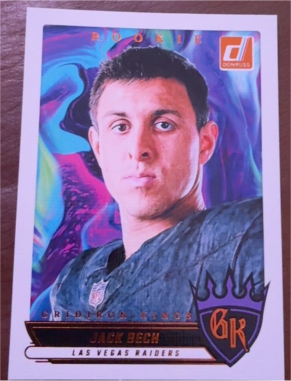 2025 Panini Donruss Gridiron Kings #RGK-JB Jack Bech — front