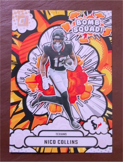 2025 Panini Donruss Bomb Squad #BS-NCS Nico Collins — front