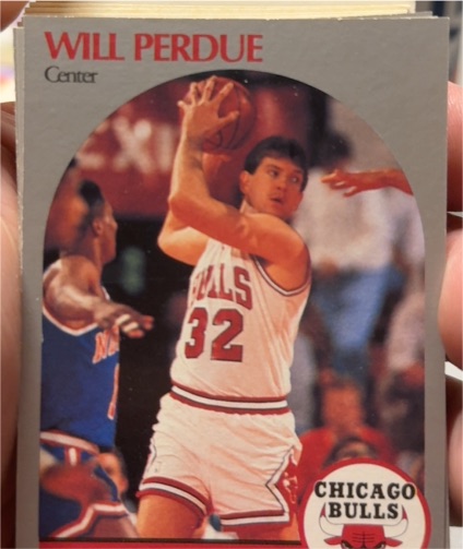 1990-91 Hoops #68 Will Perdue — front