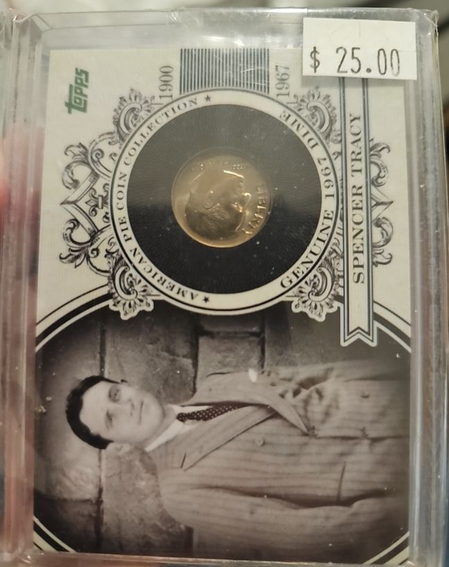 2011 Topps American Pie Coin Collection Dime #APCC-6 Spencer Tracy — front