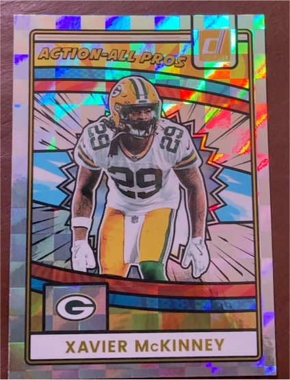 2025 Donruss #AAP-XMC Xavier McKinney Action-All Pros — front