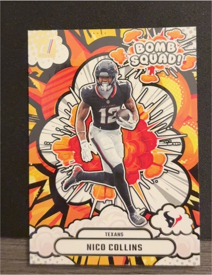 2025 Panini Donruss Bomb Squad #BS-NCS Nico Collins — front