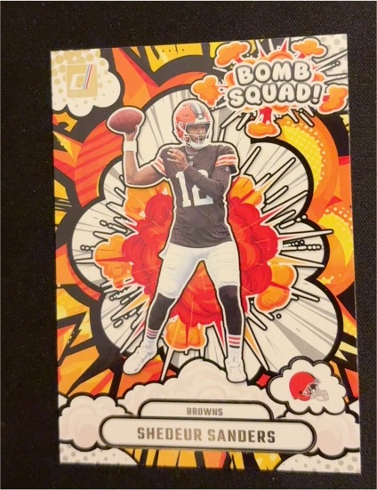 2025 Donruss Bomb Squad #BS-SSS Shedeur Sanders — front