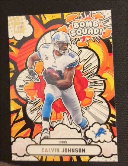 2025 Donruss Bomb Squad #BS-CJN Calvin Johnson — front