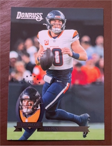 2025 Donruss Retro 1995 #32 Bo Nix Denver Broncos — front