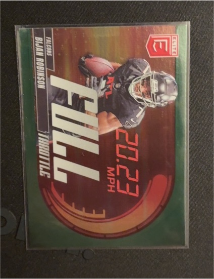 2025 Donruss Elite #22 Bijan Robinson Full Throttle — front