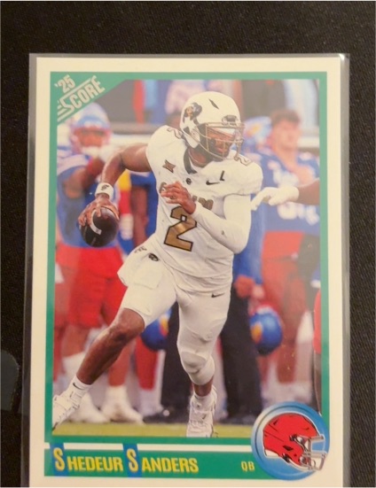 2025 Panini Score Anniversary Rookie #2 Shedeur Sanders — front