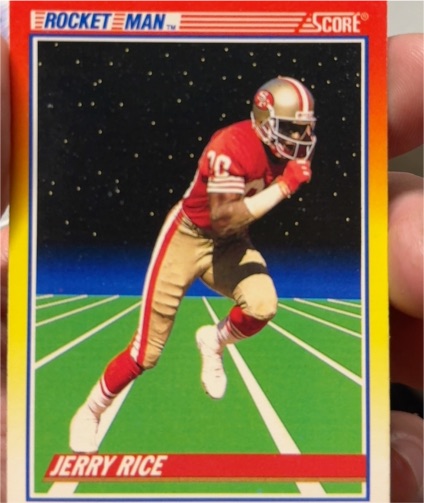 1990 Score #556 Jerry Rice — front