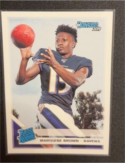 2019 Donruss #312 Marquise Brown — front