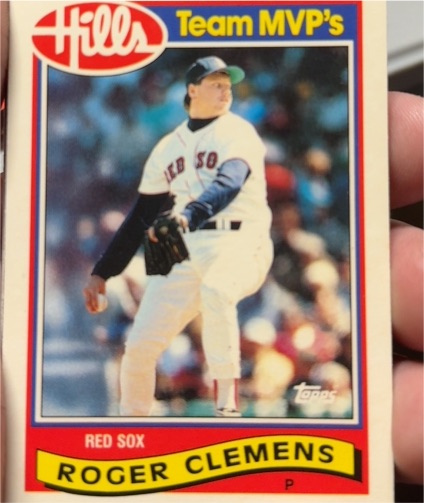 1989 Topps Hills Team MVP's #8 Roger Clemens — front