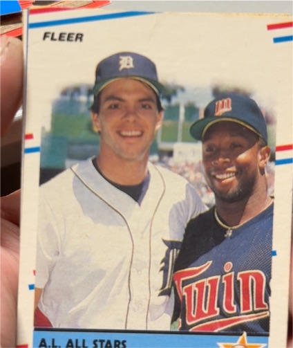 1988 Fleer #638 Matt Nokes / Kirby Puckett — front