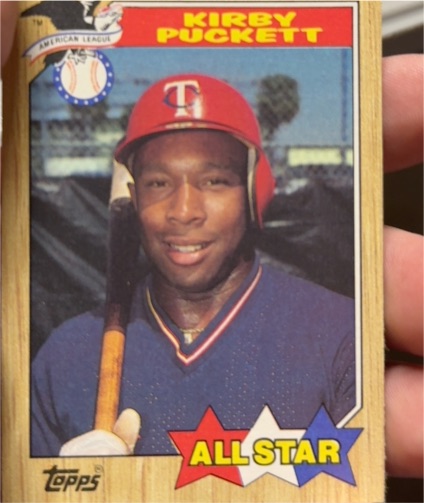 1987 Topps #611 Kirby Puckett — front