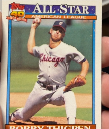 1991 Topps #396 Bobby Thigpen — front