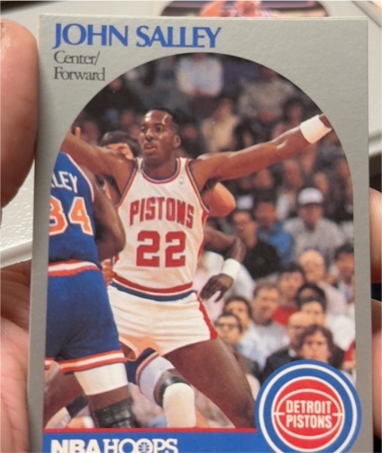 1990-91 Hoops #110 John Salley — front