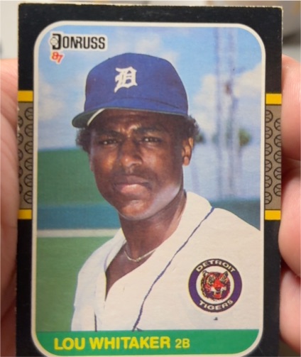 1987 Donruss #107 Lou Whitaker — front