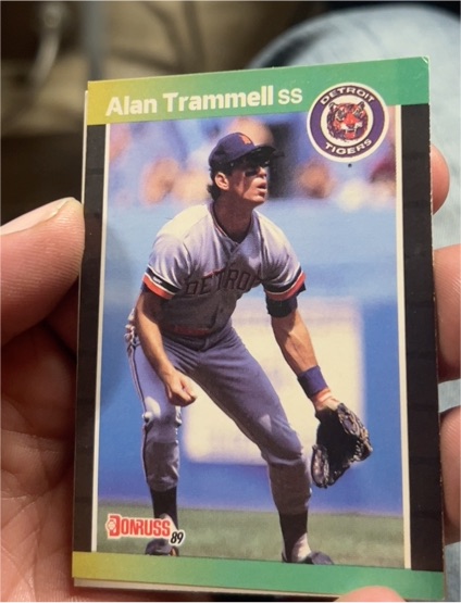 1989 Donruss #180 Alan Trammell — front