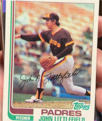 1982 Topps #278 John Littlefield — front
