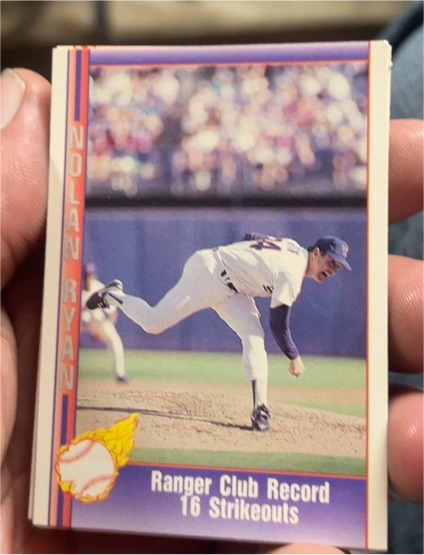 1991 Pacific Texas Express I #62 Nolan Ryan — front