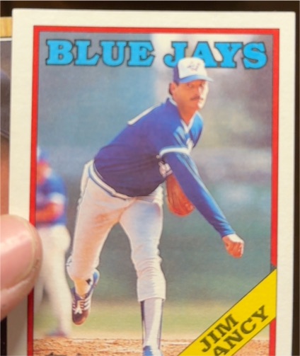1988 Topps #54 Jim Clancy — front