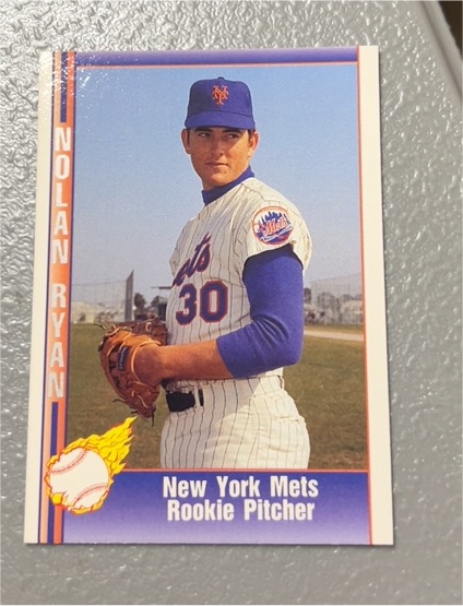1991 Pacific Nolan Ryan Texas Express #6 New York Mets Rookie Pitcher — front