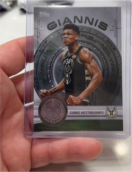 2025-26 Topps MVP Vault #MVP-3 Giannis Antetokounmpo — front
